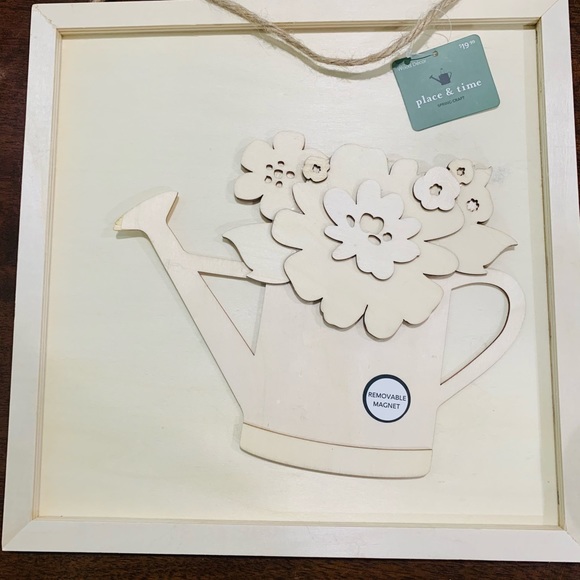 New 12x12 new wood decor/ includes magnets - Picture 3 of 5